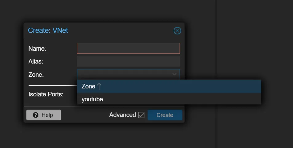 Настройка VNET