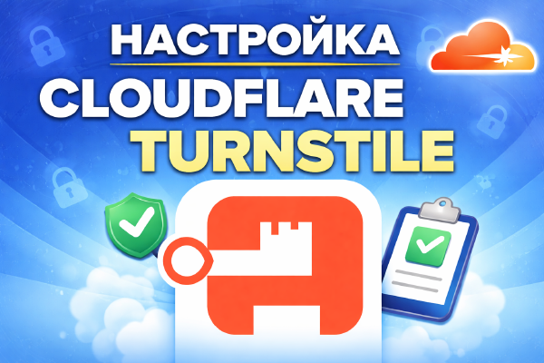 Cloudflare Turnstile в Authentik: настройка защиты формы входа