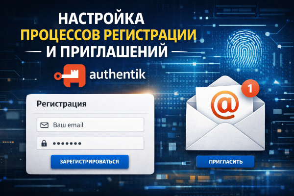 Настройка процессов регистрации и приглашений пользователей в Authentik