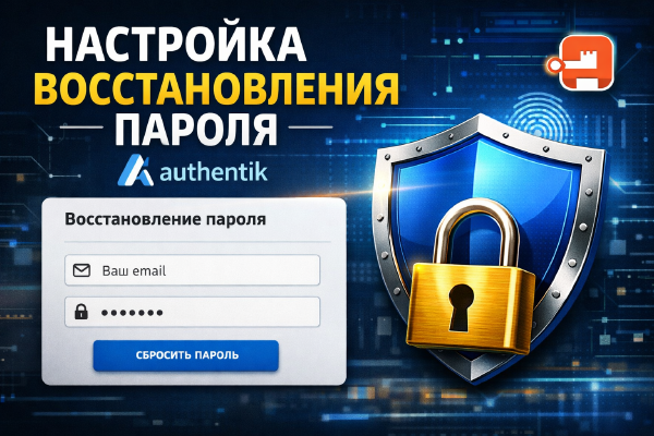 Настройка восстановления пароля в Authentik