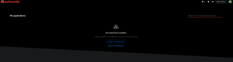 authentik first homepage
