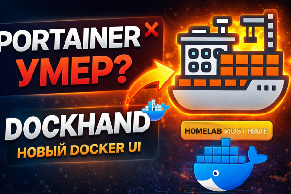 Dockhand: веб-интерфейс для Docker с интеграцией Traefik