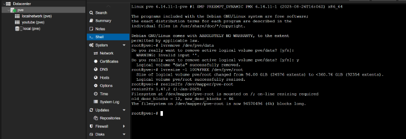 расширяем local