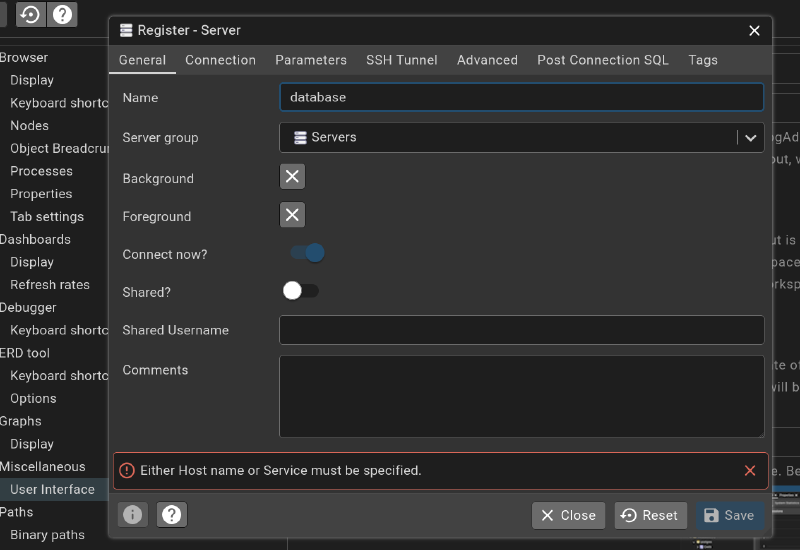 имя-сервера