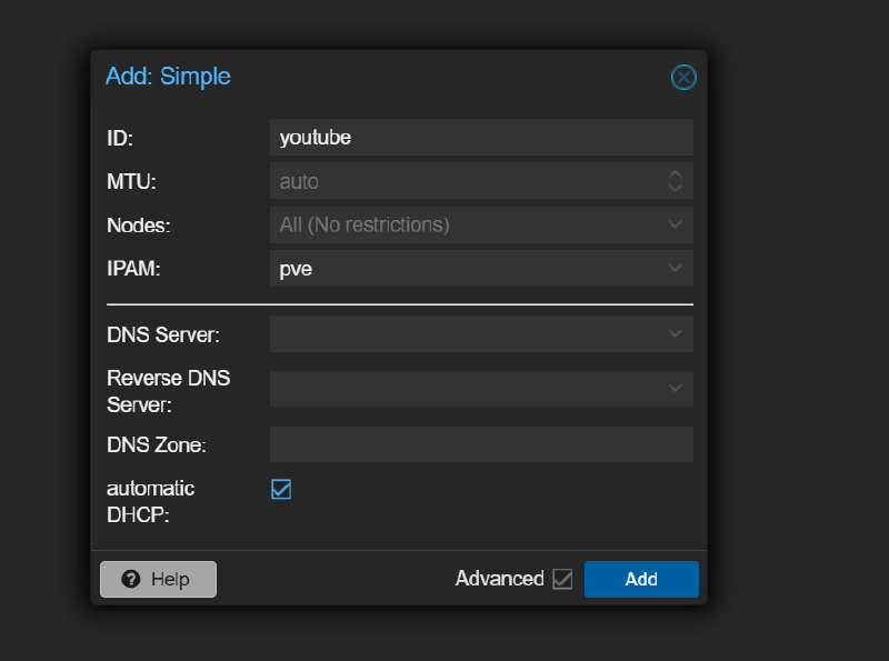 Configuring a simple network